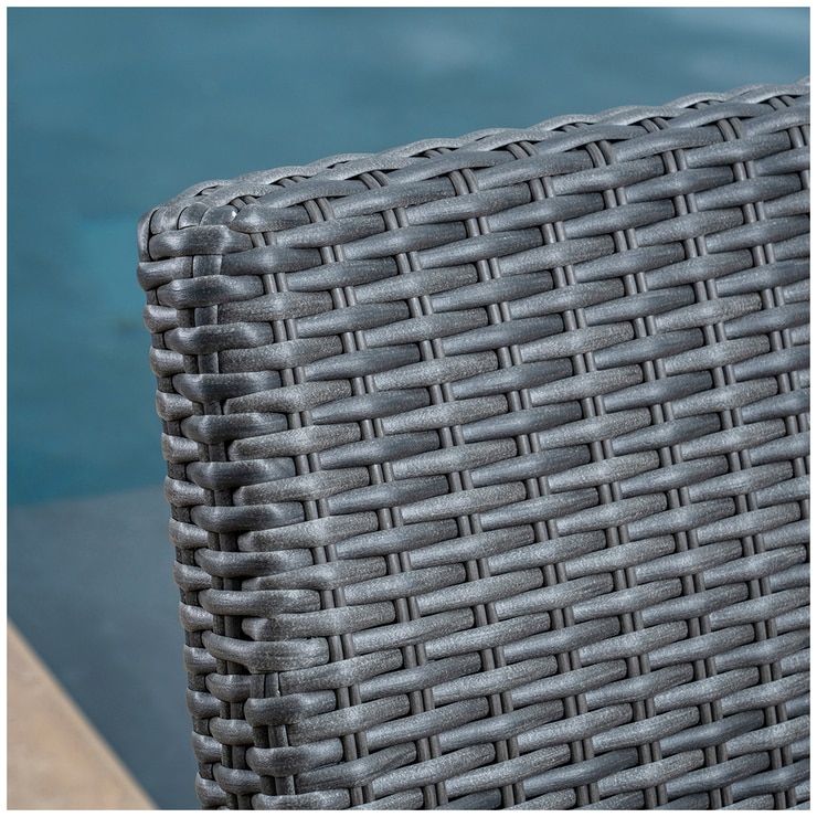 SunVilla Indigo Woven Dining Set 9pc Costco Australia