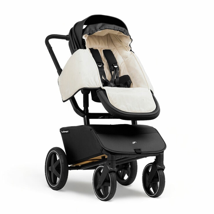 The Jiffle Wagon 6 in 1 Stroller Black