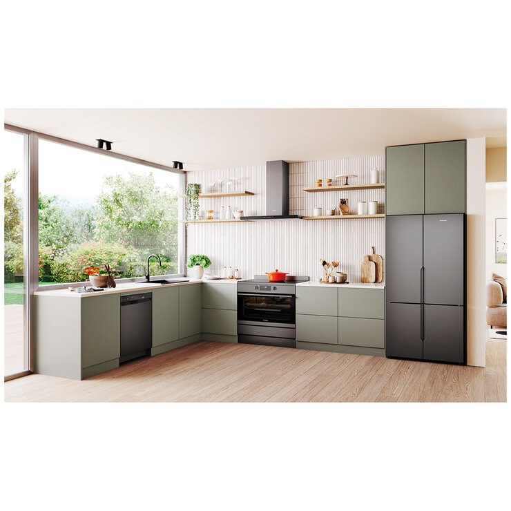 Westinghouse 564L French Quad Door Fridge Matte Black WQE5700BD Westinghouse 564L French Quad Door Fridge Matte Black WQE5700BD