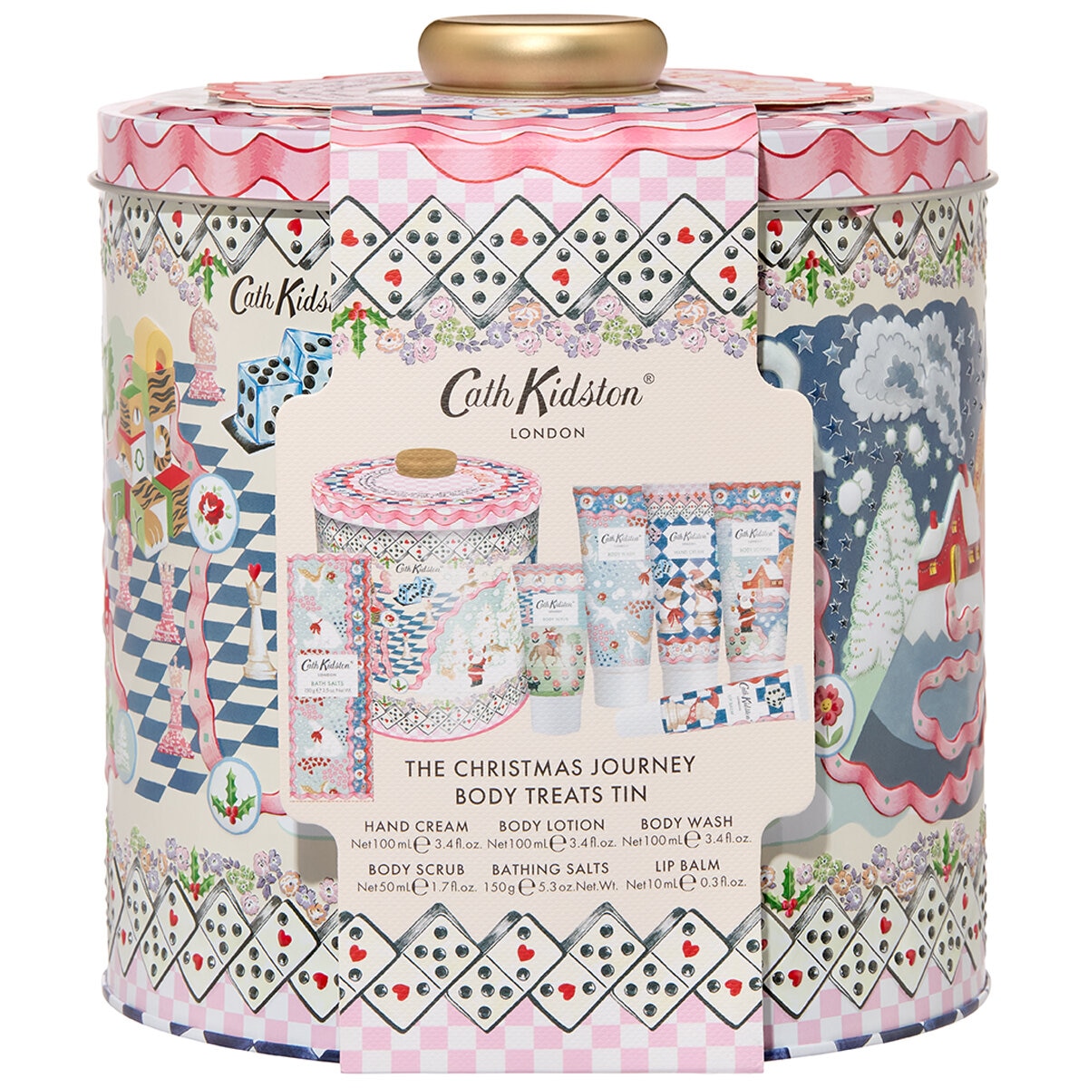 Cath Kidston The Christmas Journey Body Treats Tin