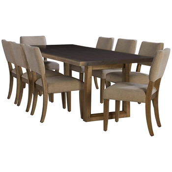 Northridge Home Live Edge 9 Piece Dining Set