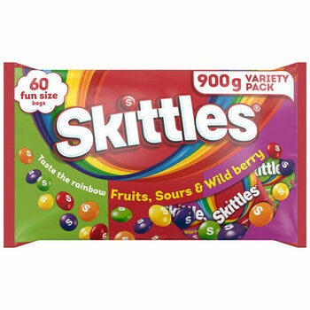 Skittles Variety 60 Pack 900g