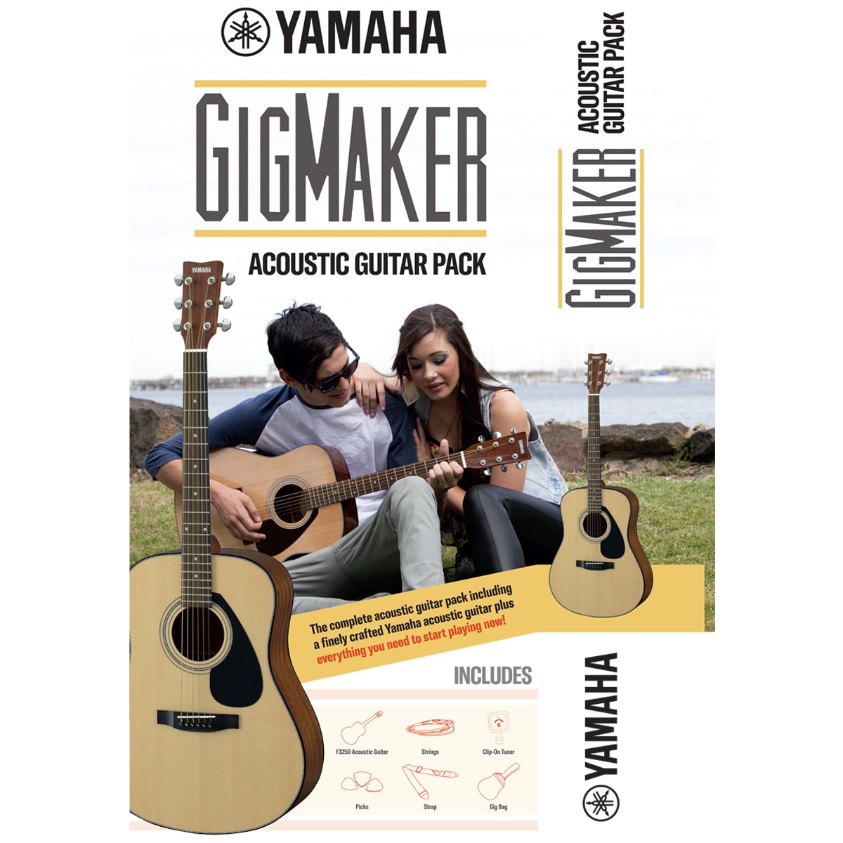 Yamaha Gigmaker Acoustic Guitar Pack GMAGPACKSTDIII Cos