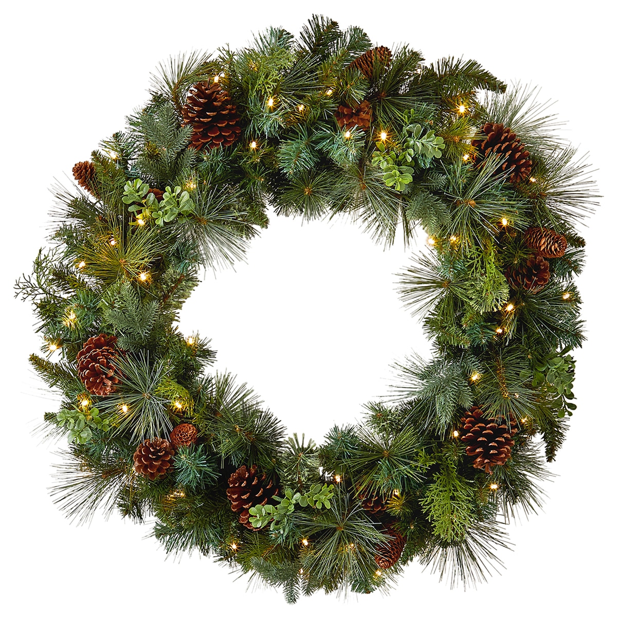 Mixed Greenery Christmas Wreath Costco Australia