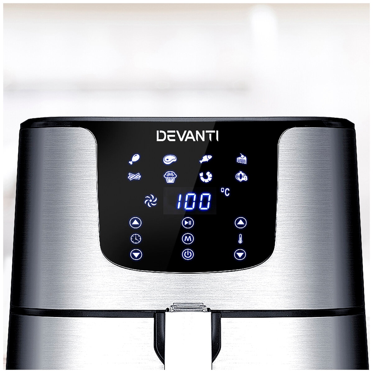 Devanti 7L Digital Air Fryer, Silver