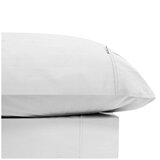 Odyssey Living Eco Lush Organic Cotton and Bamboo King Sheet Set Night White