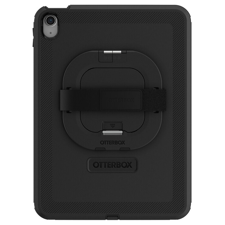 OtterBox Defender Apple iPad 10th Gen Case with Kickstand, Screen Protection and Strap ProPack Black 77-90431