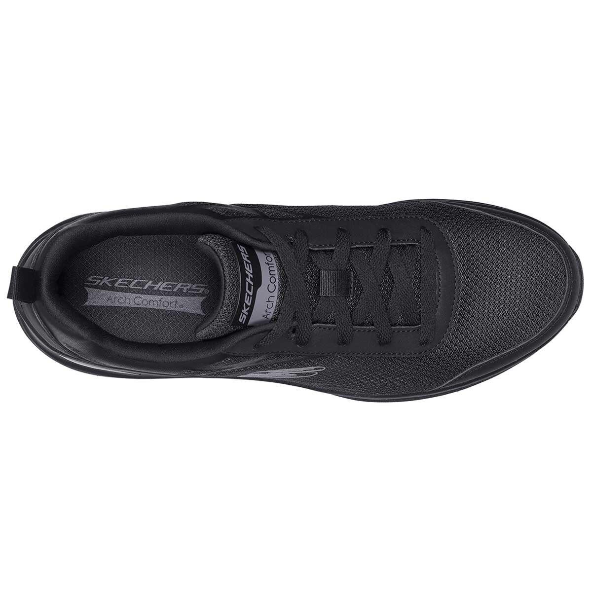 Skechers Mens Arch Comfort Shoe Black
