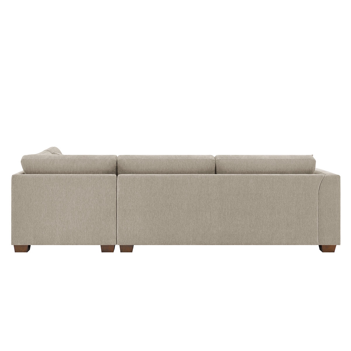 Thomasville Fabric Sectional With Storage Ottoman