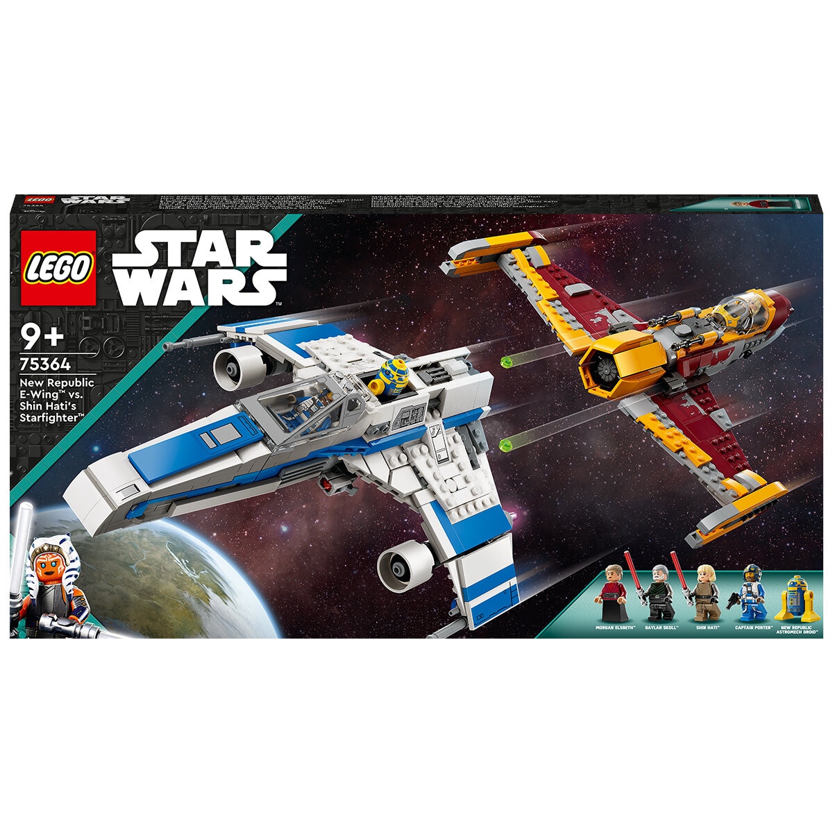 LEGO Star Wars New Republic E-Wing vs. Shin Hati’s Starfighter 75364