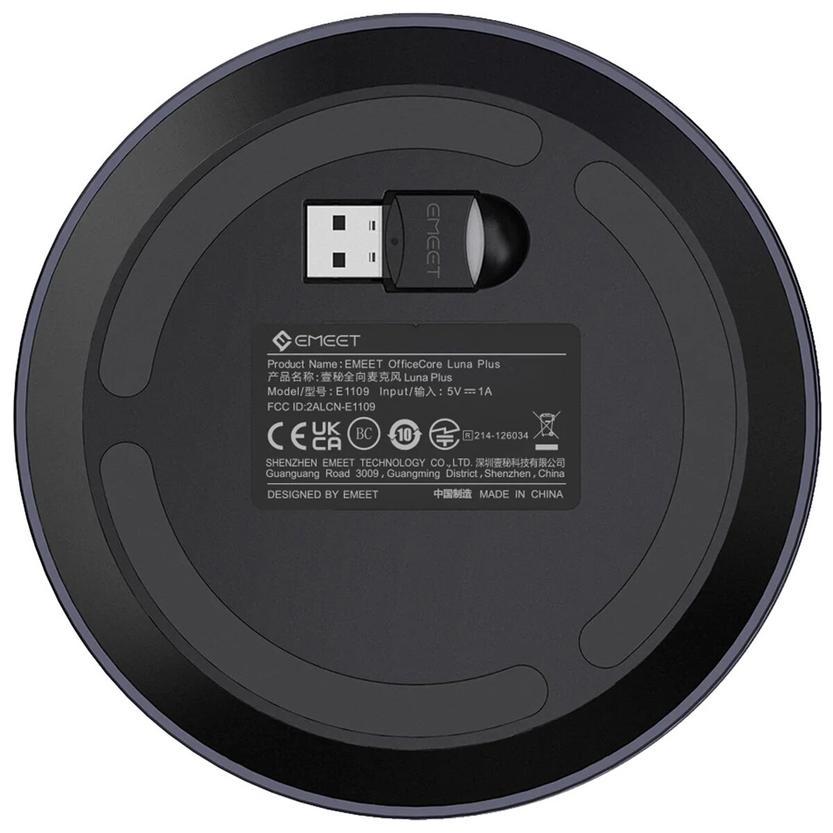 EMEET OfficeCore Luna Plus USB Bluetooth Speakerphone