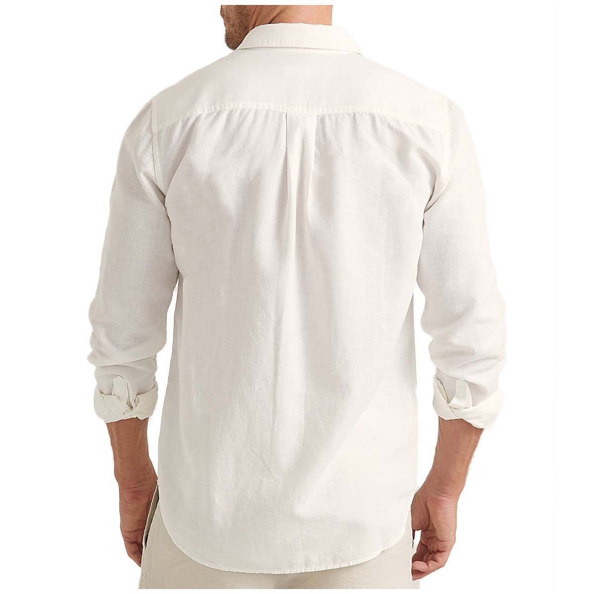 JAG Men's Linen Shirt White | Costco Australia