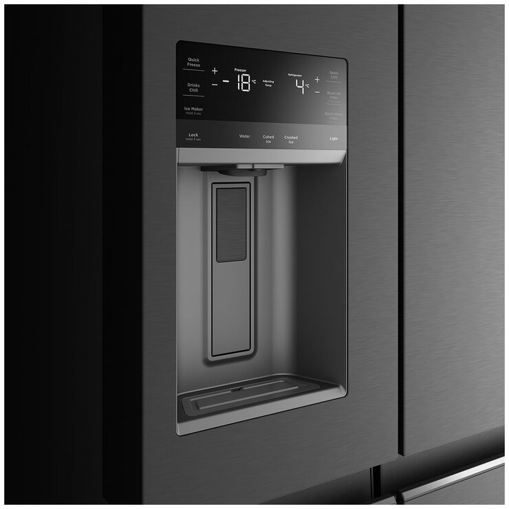 Westinghouse 609L French Quad Door Fridge Matte Black WQE6170BB Westinghouse 609L French Quad Door Fridge Matte Black WQE6170BB