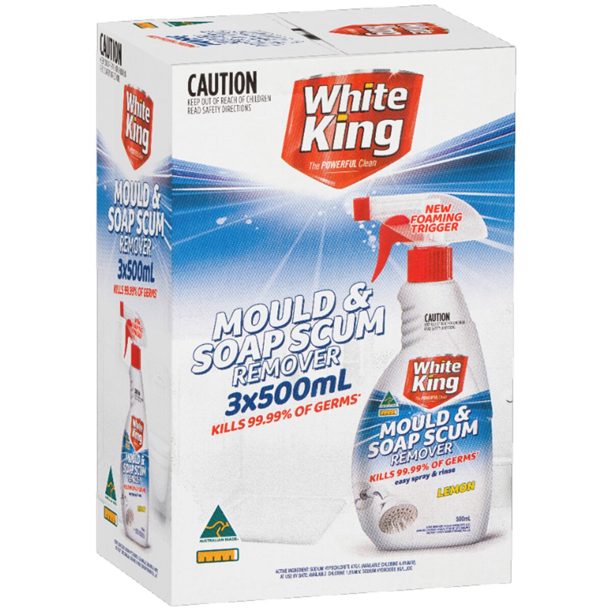 White King Mould & Scum Remover 6 x 500ml Costco Australia