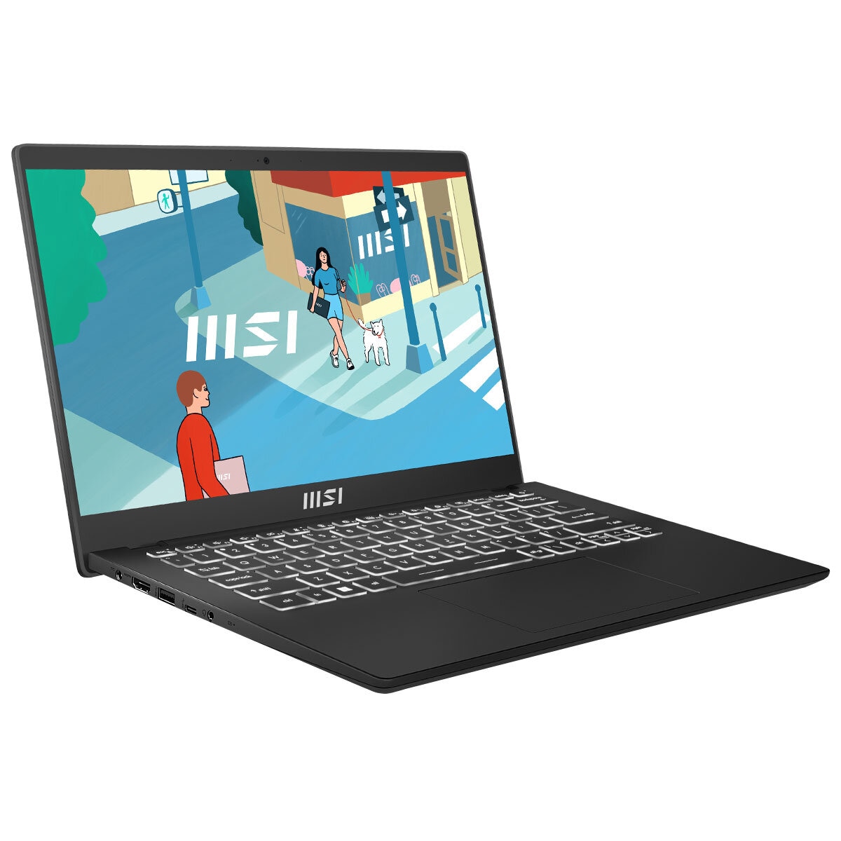 MSI Modern 14 Inch Laptop Ryzen 5 C7M-248AU