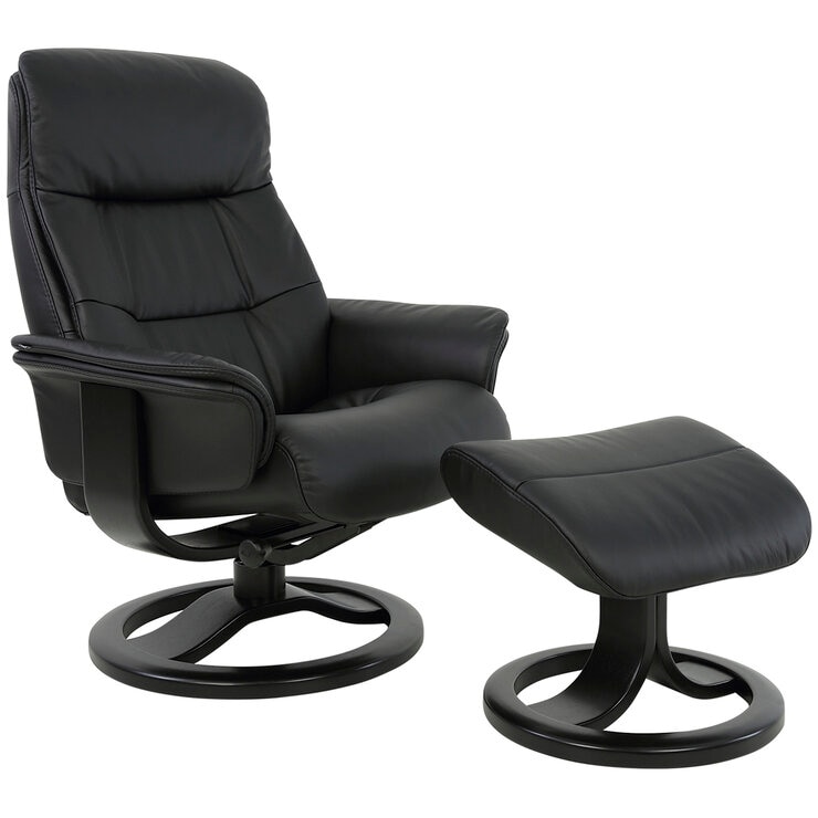 Moran Fjords Anne R-Base Large Chair + Ottoman