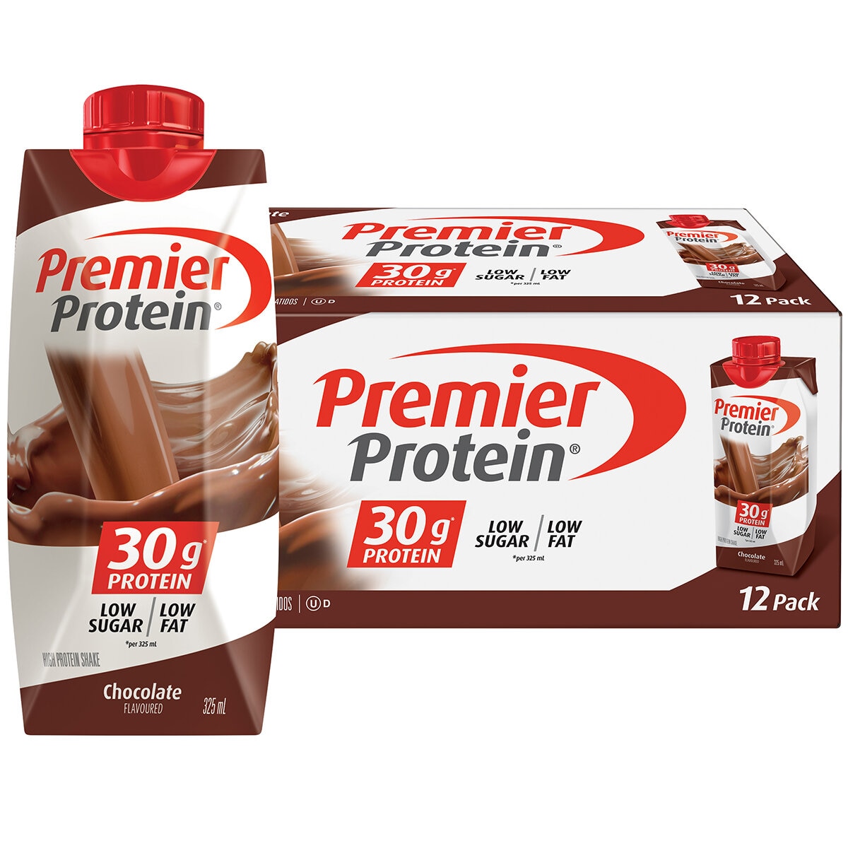 Premier Protein Chocolate Protein Shakes 12 x 325ml