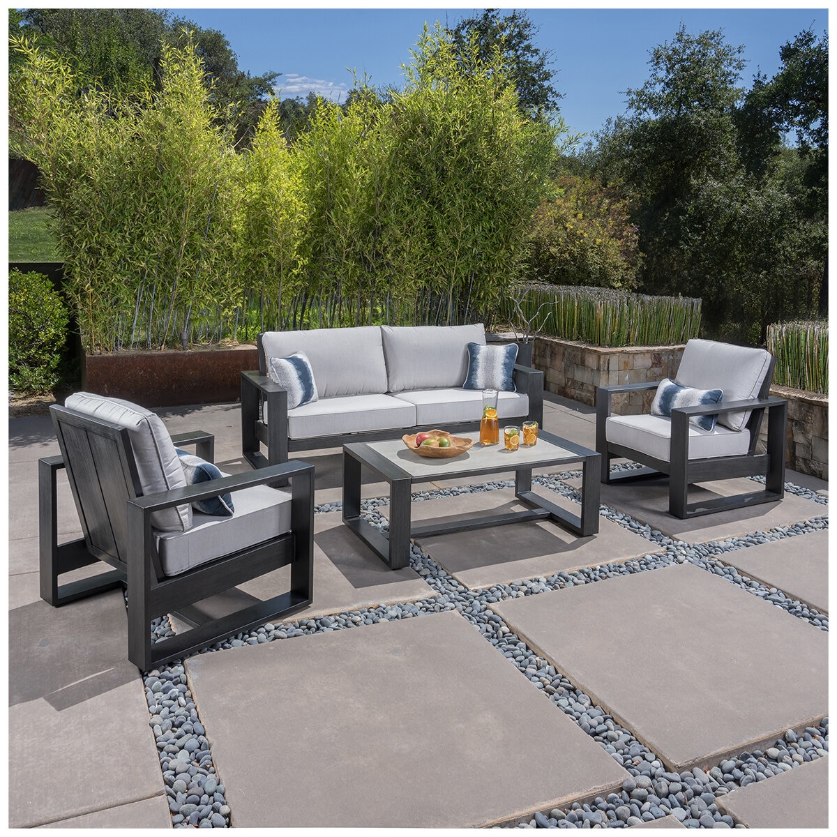 SunVilla Clifton 4 Piece Deep Seating Set
