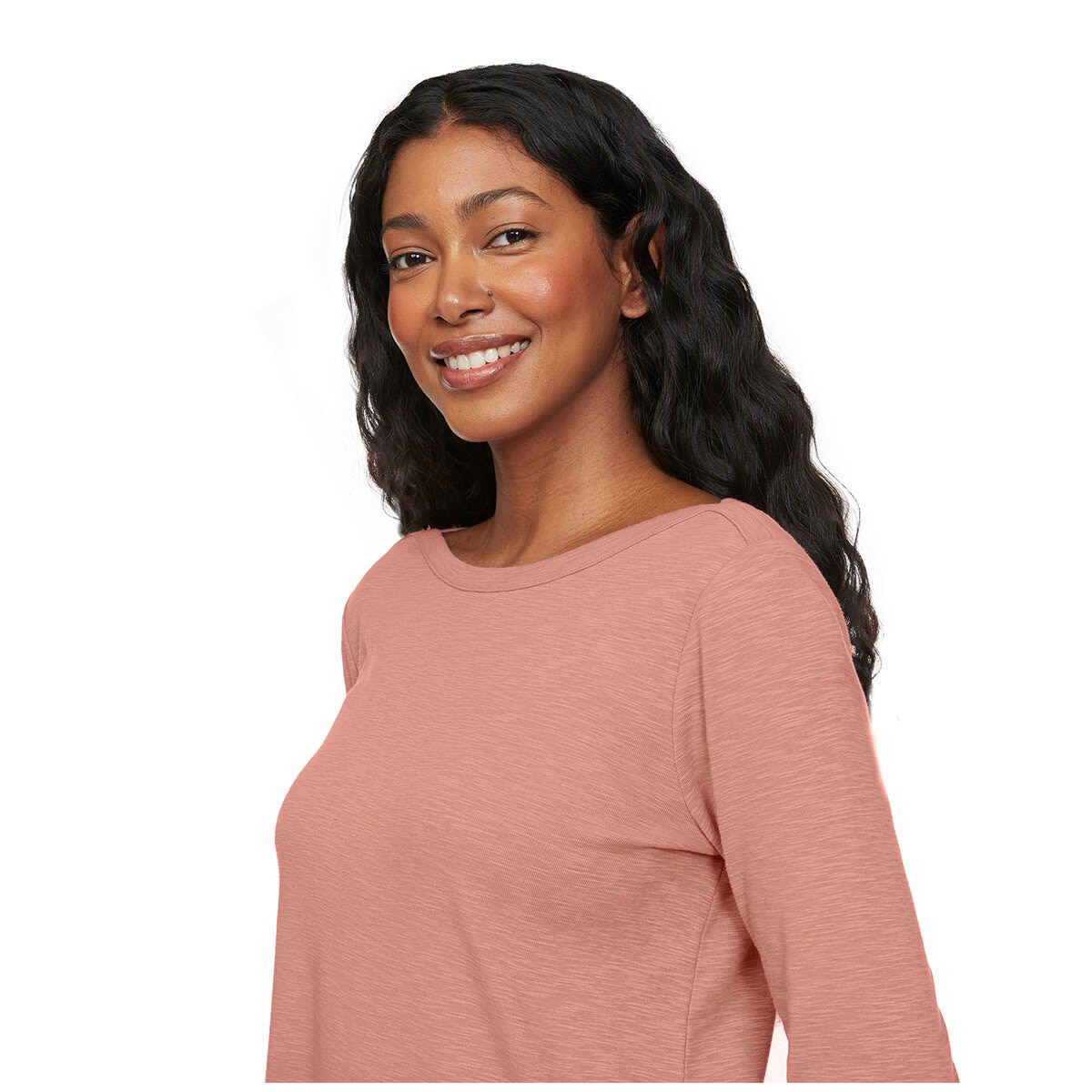 Kirkland Signature Ladies 34 Boatneck Tee