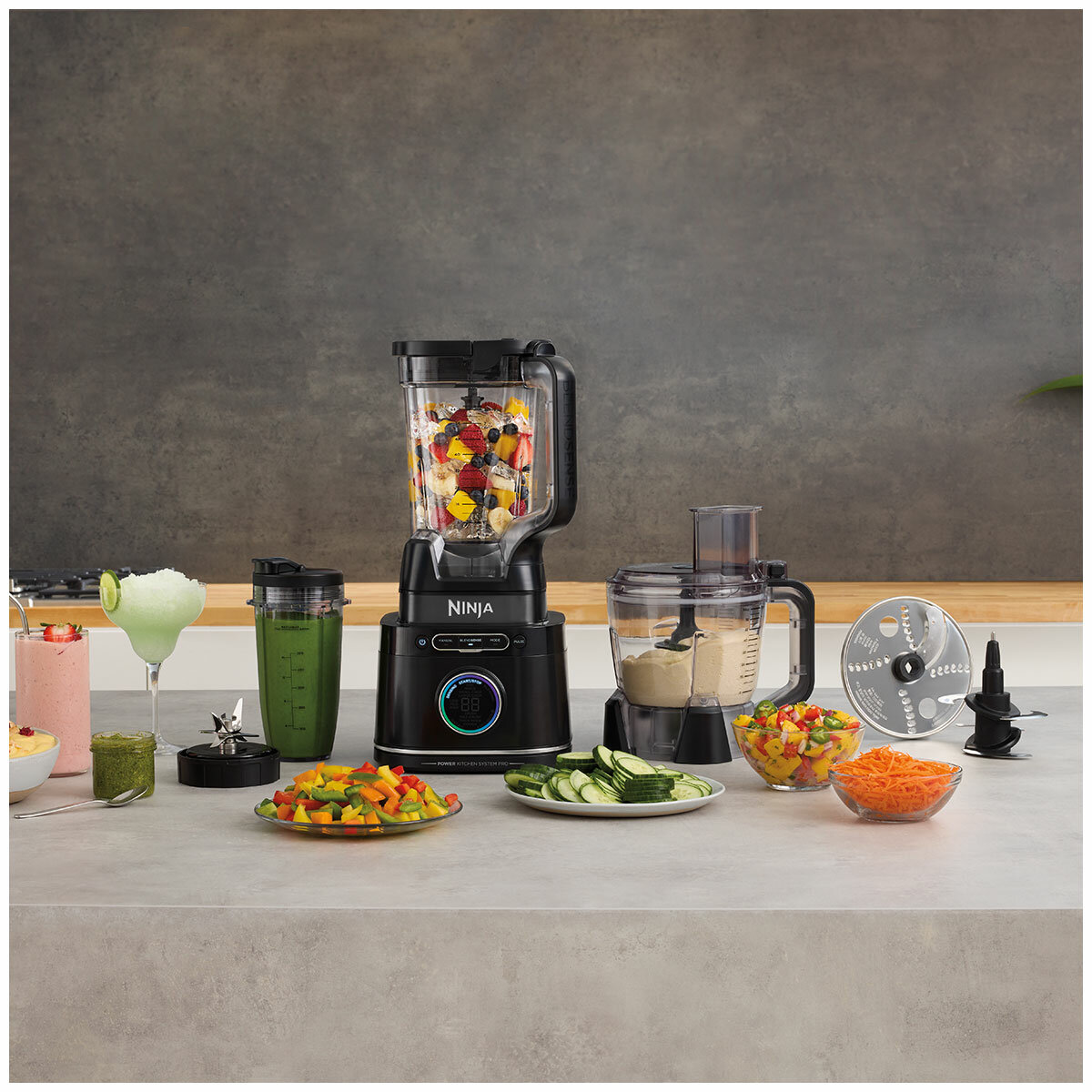 Ninja Detect Kitchen System Power Blender & Processor Pro TB401