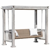 Abierto Pergola Swing Gray