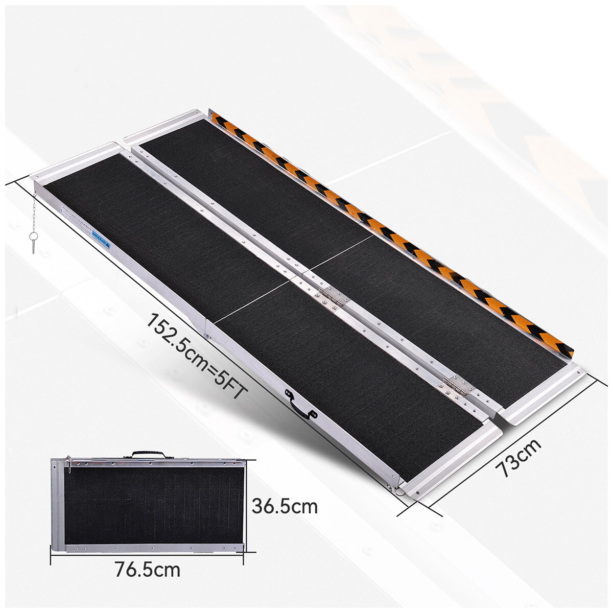 Altus Aluminium Portable Wheelchair Ramp 152.5cm