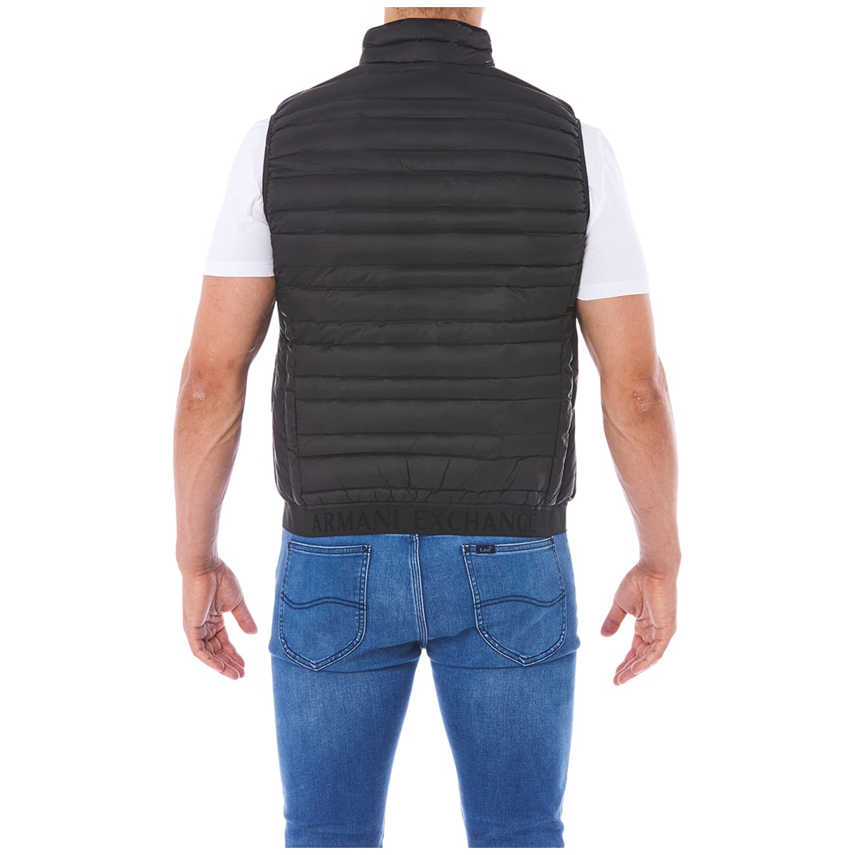 Armani Exchange Men's Puffer Vest Black