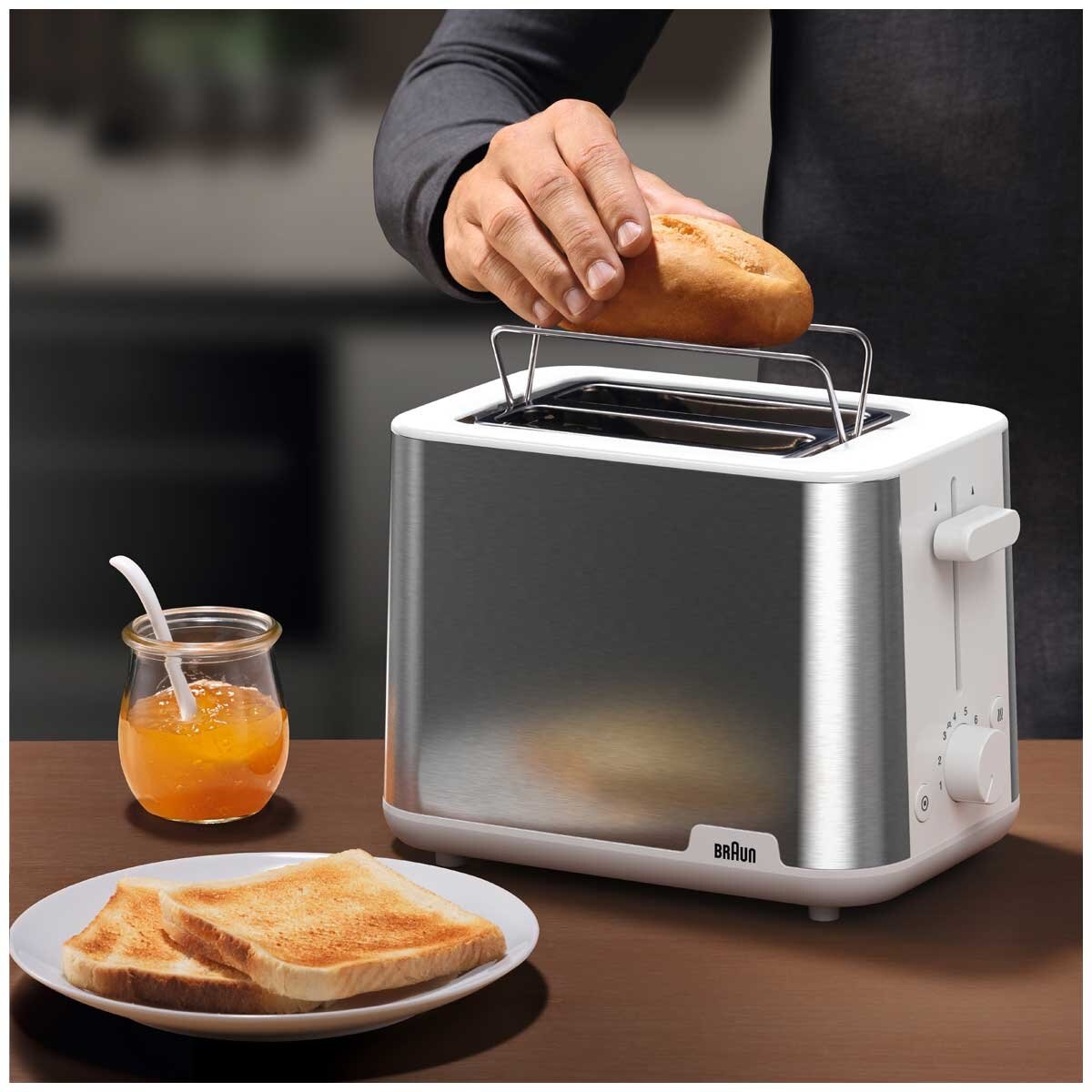 Braun Purshine Toaster HT1510WH