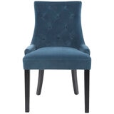 Moran Arlo Dining Chair Velvet Aqua Blue