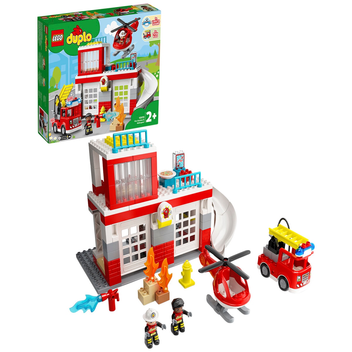 LEGO Duplo Fire Station and Helicopter 10988