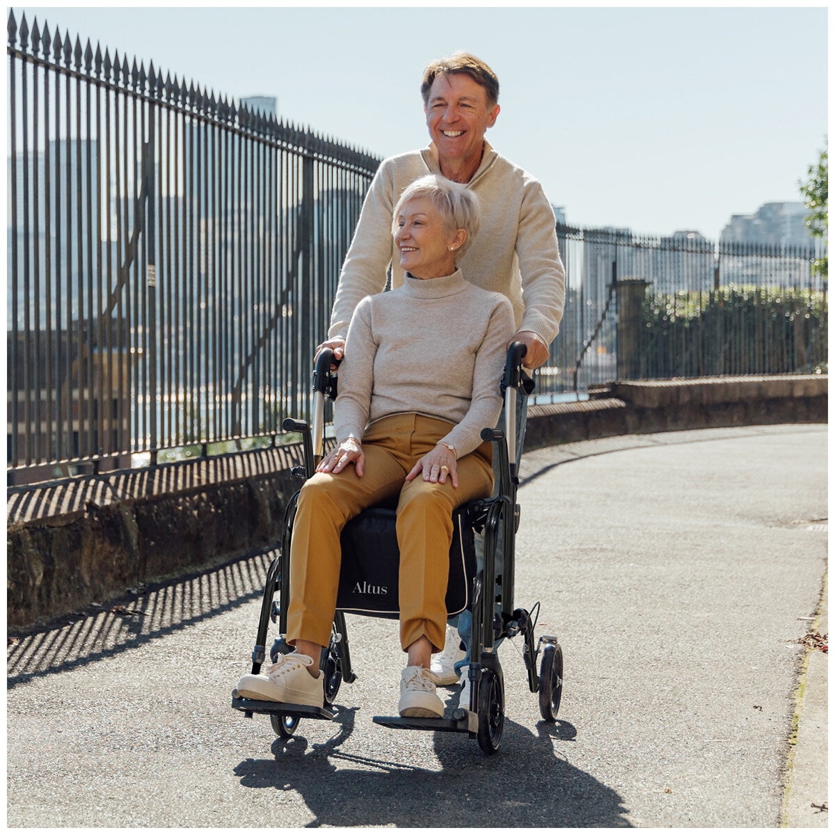 Altus Hybrid Duo 2-in-1 Mobility Rollator and Transit Wheelchair