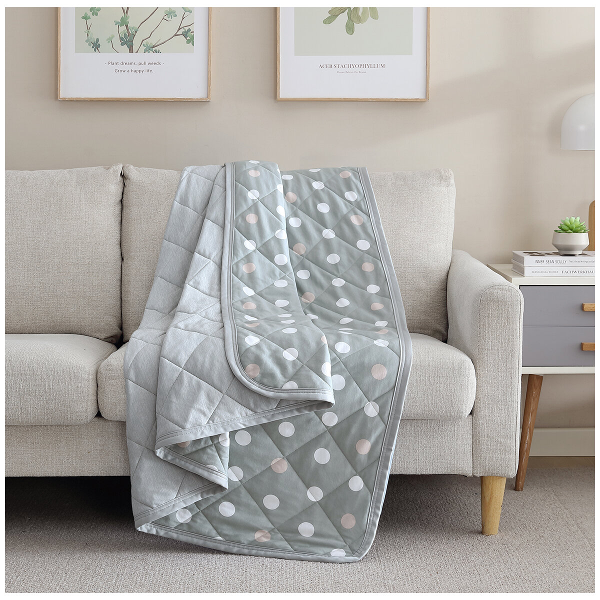 Sutton Place Cooling Throw 152 x 177cm Grey Sutton Place Cooling Throw 152 x 177cm Grey