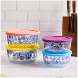 Pyrex Disney Glass Storage 8 Piece Set Commemorative