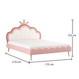 Aesthetik Kids Shell Princess Bed