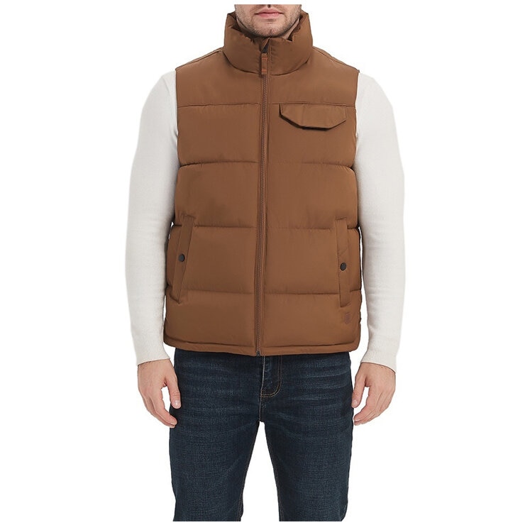 Hawke & Co Men's Puffer Vest Bark