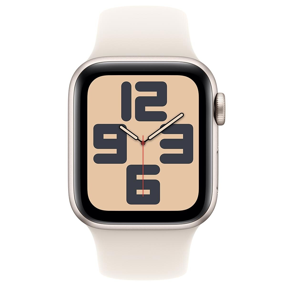 Apple Watch SE GPS 40mm Starlight Aluminium Case With Starlight Sport Band S/M