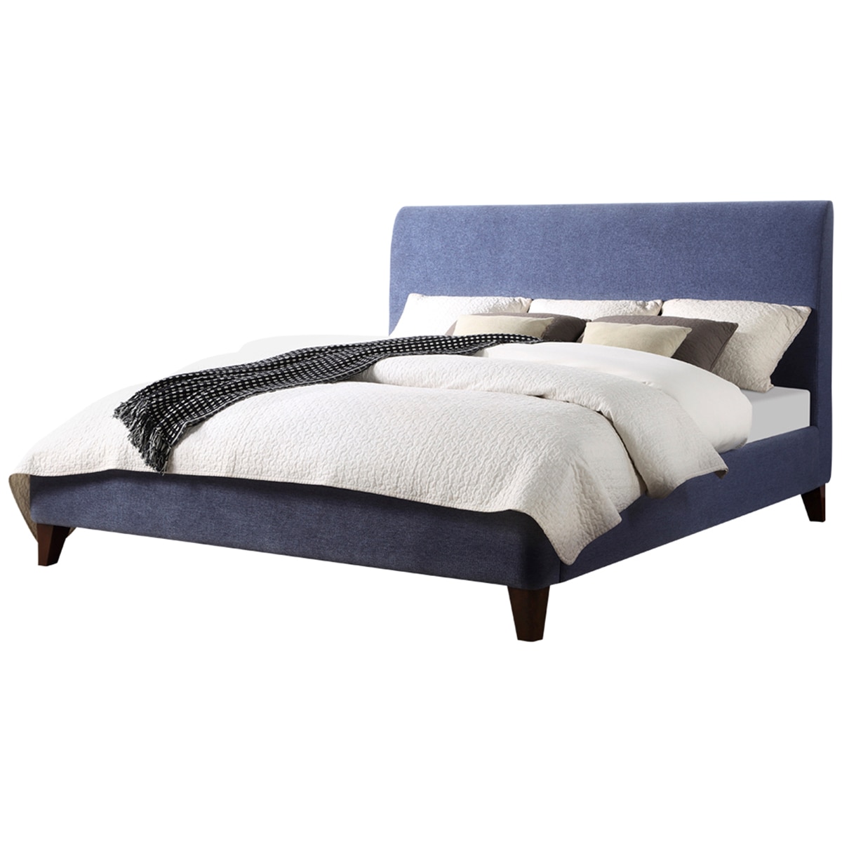 Northridge Home Upholstered Queen Bed Blue Costco Australia