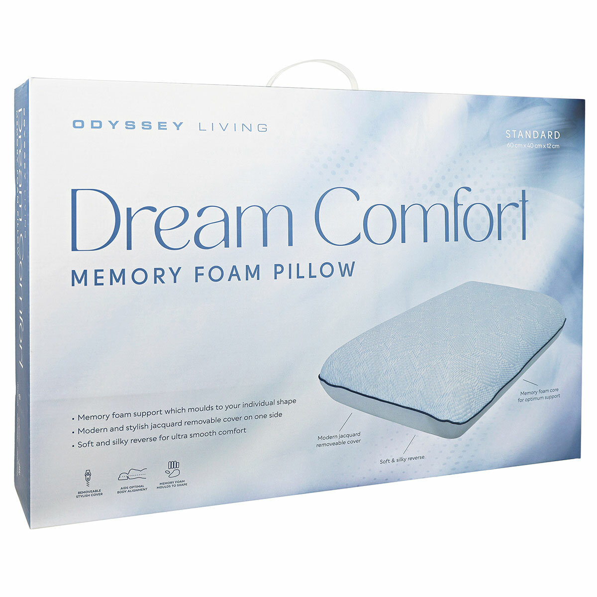 Odyssey Living Dream Comfort Memory Foam Pillow Odyssey Living Dream Comfort Memory Foam Pillow
