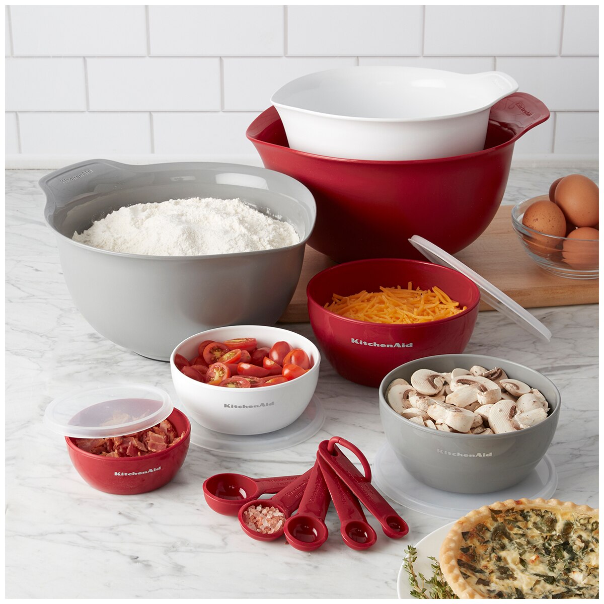 KitchenAid Bowls & Measuring 12 Piece Set Costco Australia