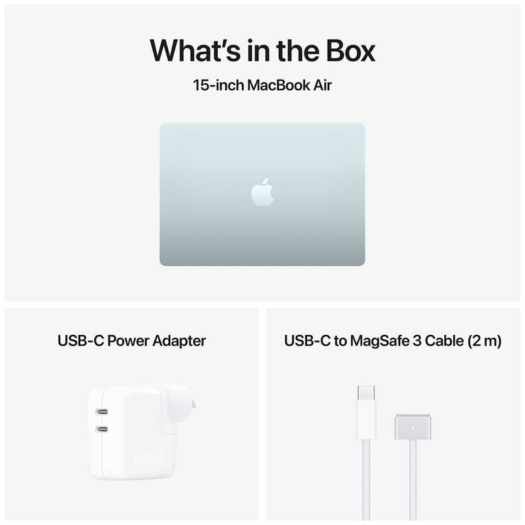 MacBook Air 15 inch Sky Blue
