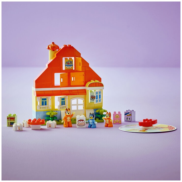 LEGO DUPLO Bluey Blueys Family House with Memory Game 10459