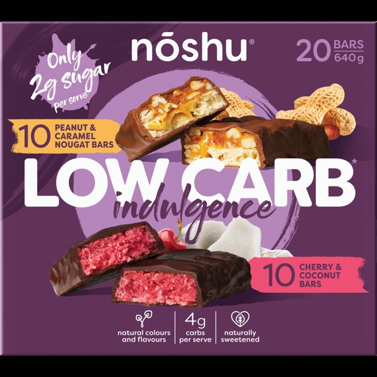 Noshu Indulgence Bars 20 x 32g