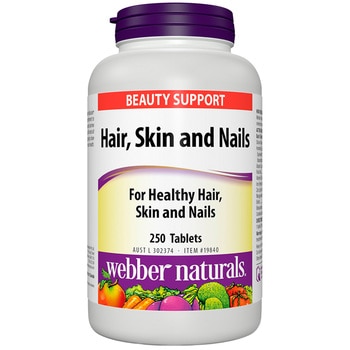 Webber Naturals Hair, Skin and Nails 250 Tablets main image 0