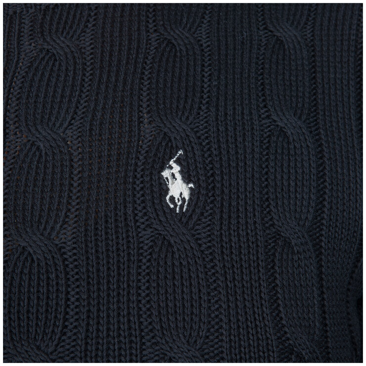 Ralph Lauren Cable Knit Sweater Black