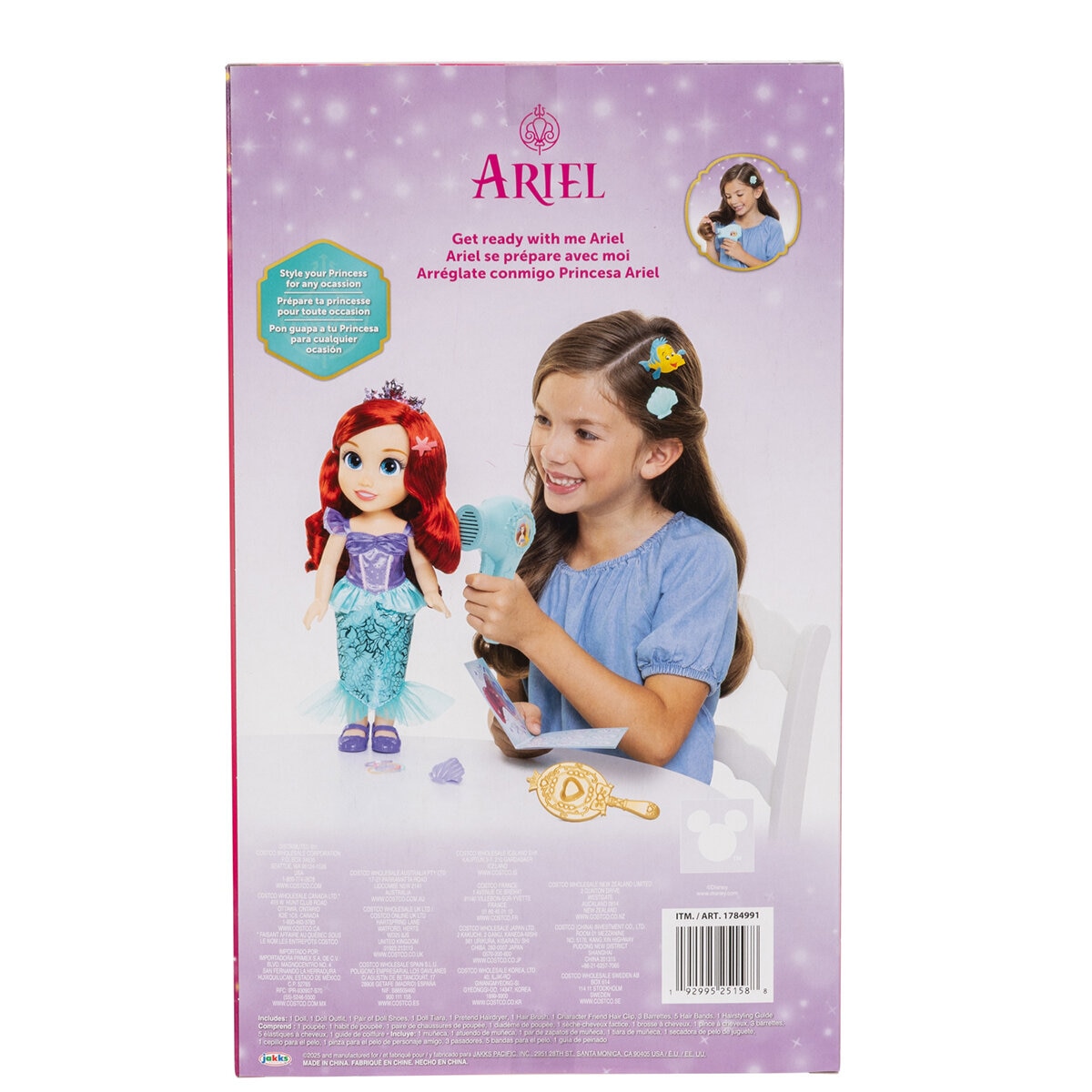 Disney Large Doll with Hair Play Set 6 Princesses Assortment Disney Large Doll with Hair Play Set 6 Princesses Assortment