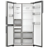 Haier 574L 500 Series S+ Three Door Side By Side Refrigerator Freezer Satina HRF575XS