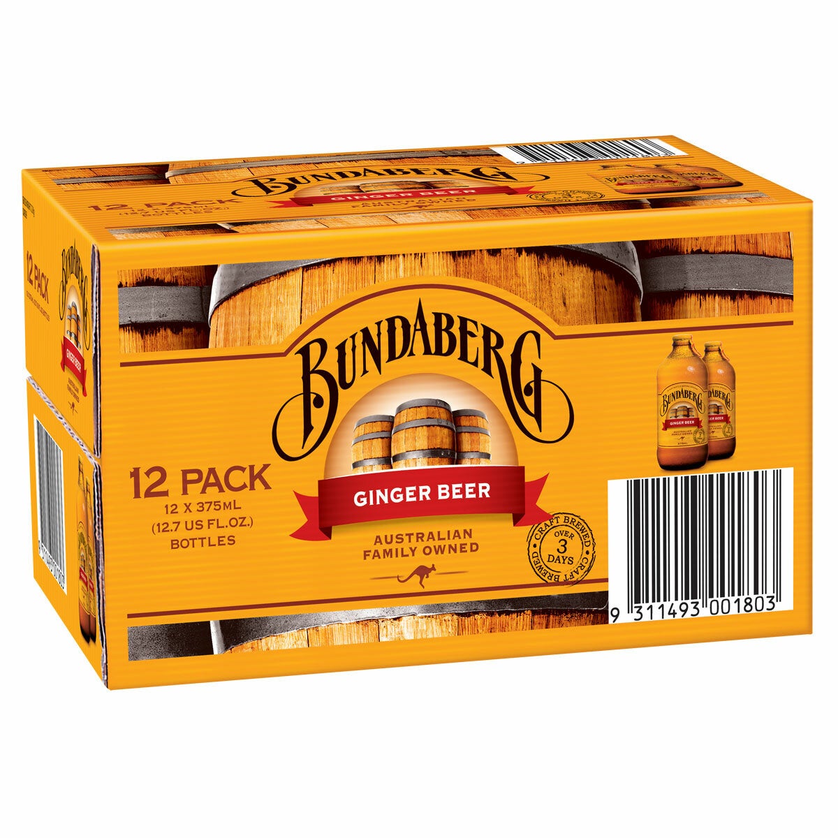 Bundaberg Ginger Beer 12 x 375ml Bundaberg Ginger Beer 12 x 375ml