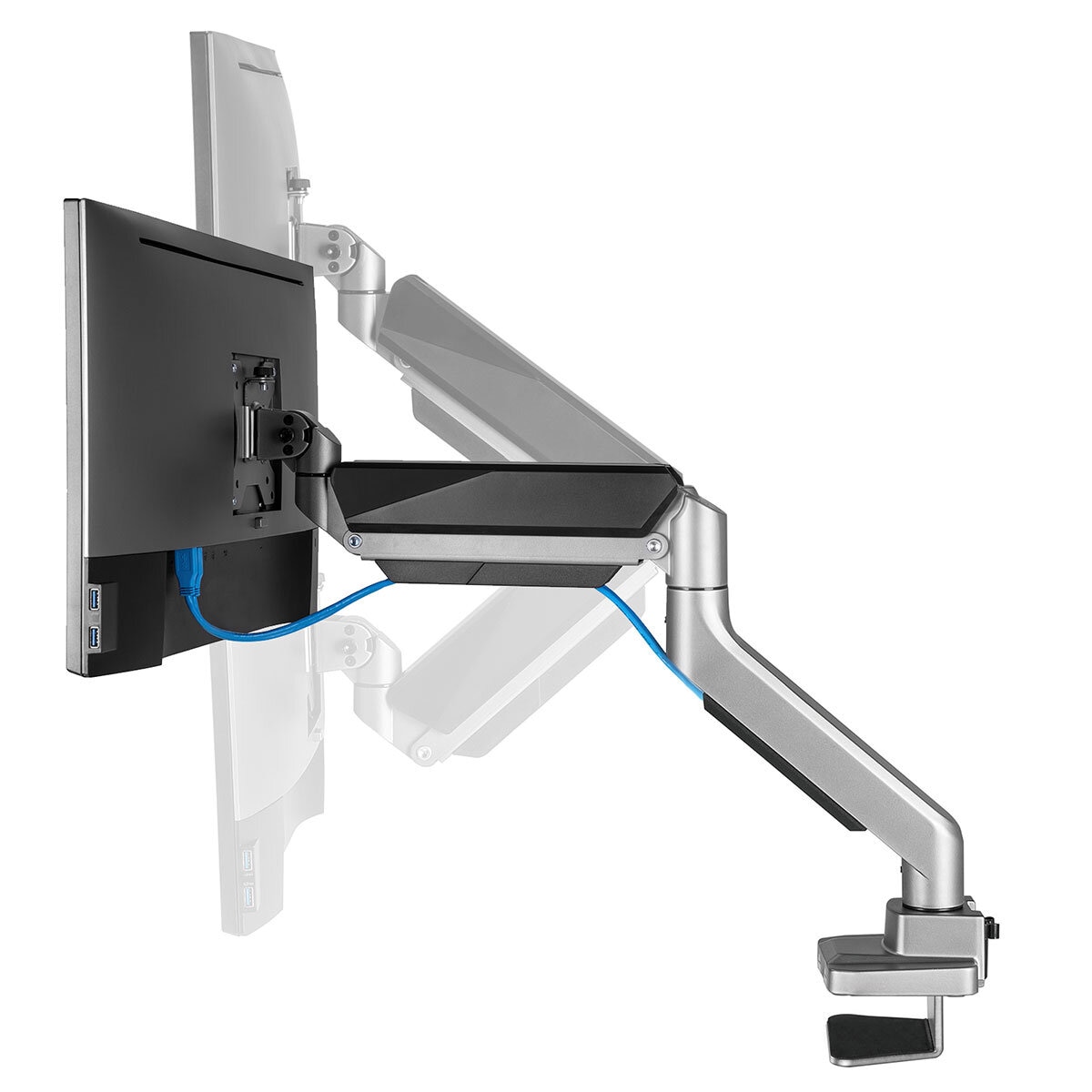 activiva Heavy Duty Single Monitor Screen Gas Spring Monitor Arm ACA-HMA-SGS01Y