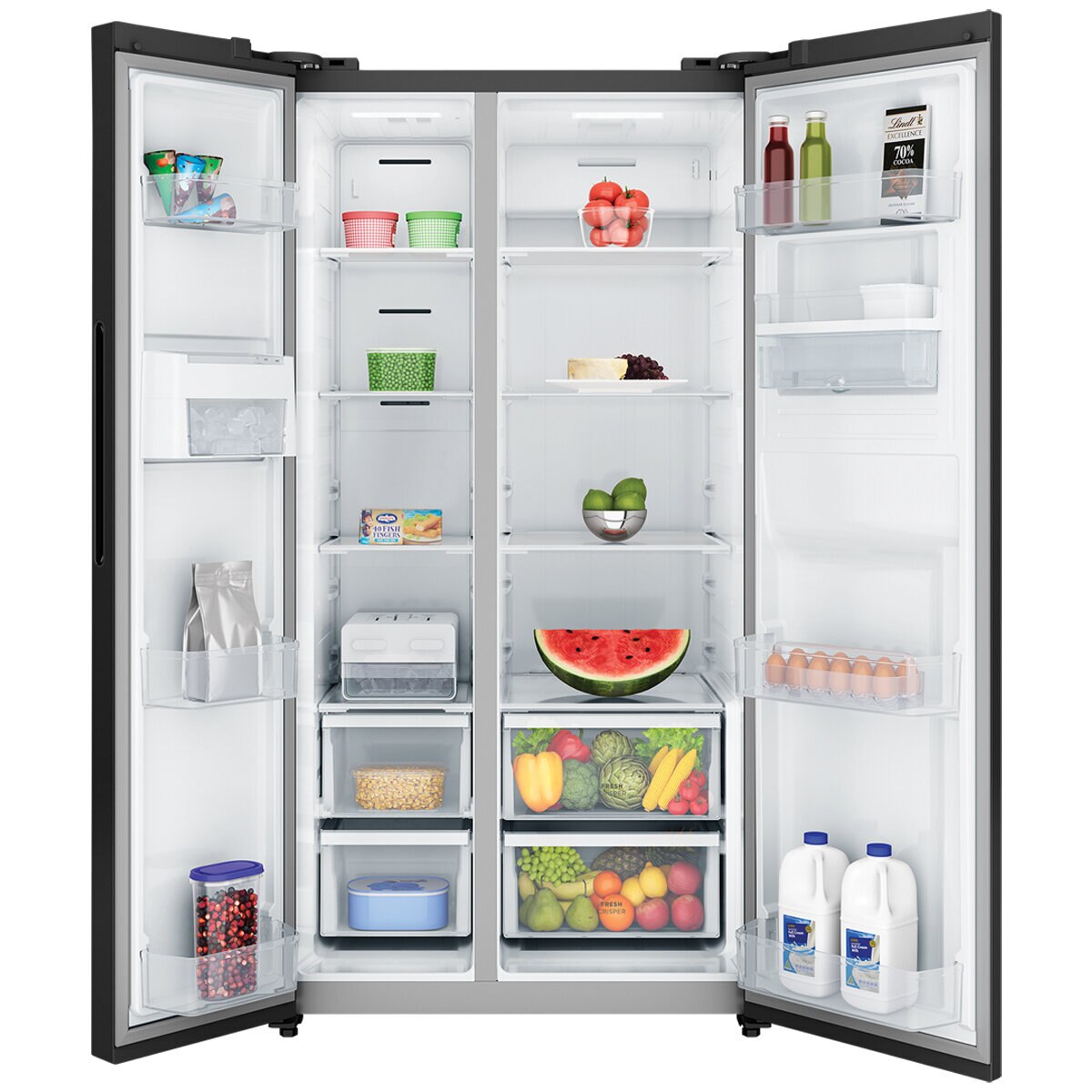 Westinghouse 619L Side by Side Fridge Black WSE6240BB Westinghouse 619L Side by Side Fridge Black WSE6240BB