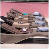 Keter Atlantic Sun Lounger Brown Set 2 Piece